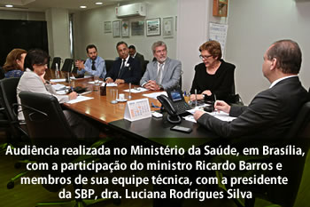 Sociedade Brasileira de Pediatria Minist&eacute;rio da Sa&uacute;de 2016