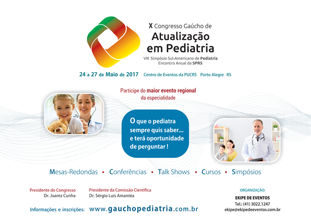 X Congresso Gaúcho de Atualização em Pediatria SPRS