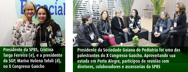 SPRS e Sociedade Goiana de Pediatria SPRS e SGO