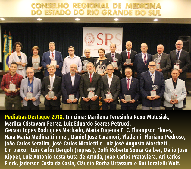 SPRS Pediatras Destaque 2018