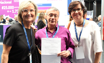 SPRS Cristina Targa Ferreira, Helena M&uuml;ller, Deputado RS Pedro Ozorio Pereira