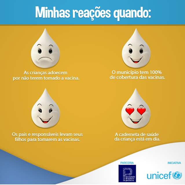 Campanha Pró-vacinação SBP e Unicef