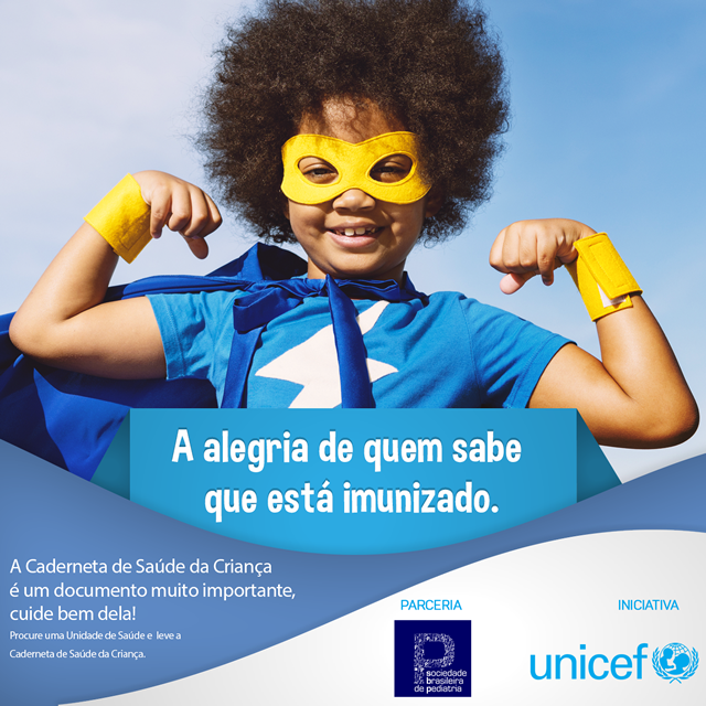 Campanha Pr&oacute;-vacina&ccedil;&atilde;o SBP e Unicef