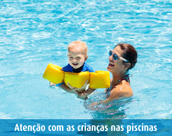 Cuidados com as crian&ccedil;as na piscina SPRS