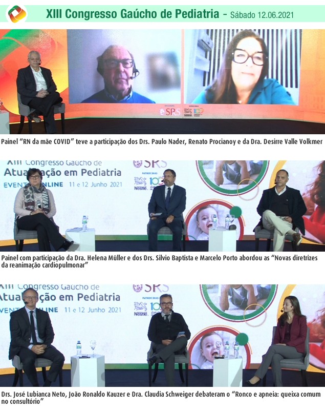 XIII Congresso Ga&uacute;cho de Atualiza&ccedil;&atilde;o em Pediatria 2021 SPRS