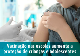 Vacinação escolas SPRS