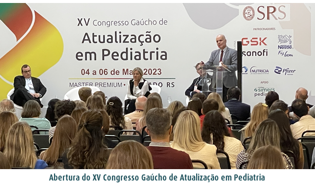 XV Congresso Gaúcho de Atualização em Pediatria 2023 SPRS