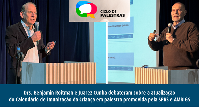 Cilco palestras Vacina&ccedil;&atilde;o SPRS e AMRIGS set 2025