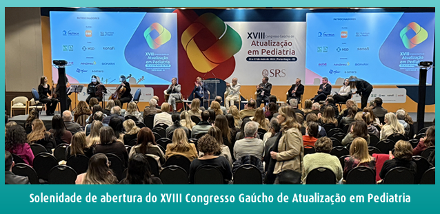 XVIII Congresso Ga&uacute;cho de Atualiza&ccedil;&atilde;o em Pediatria 2026 SPRS