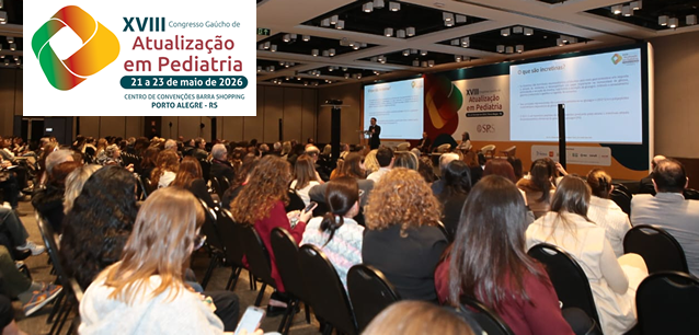 XVIII Congresso Ga&uacute;cho de Atualiza&ccedil;&atilde;o em Pediatria 2026 SPRS
